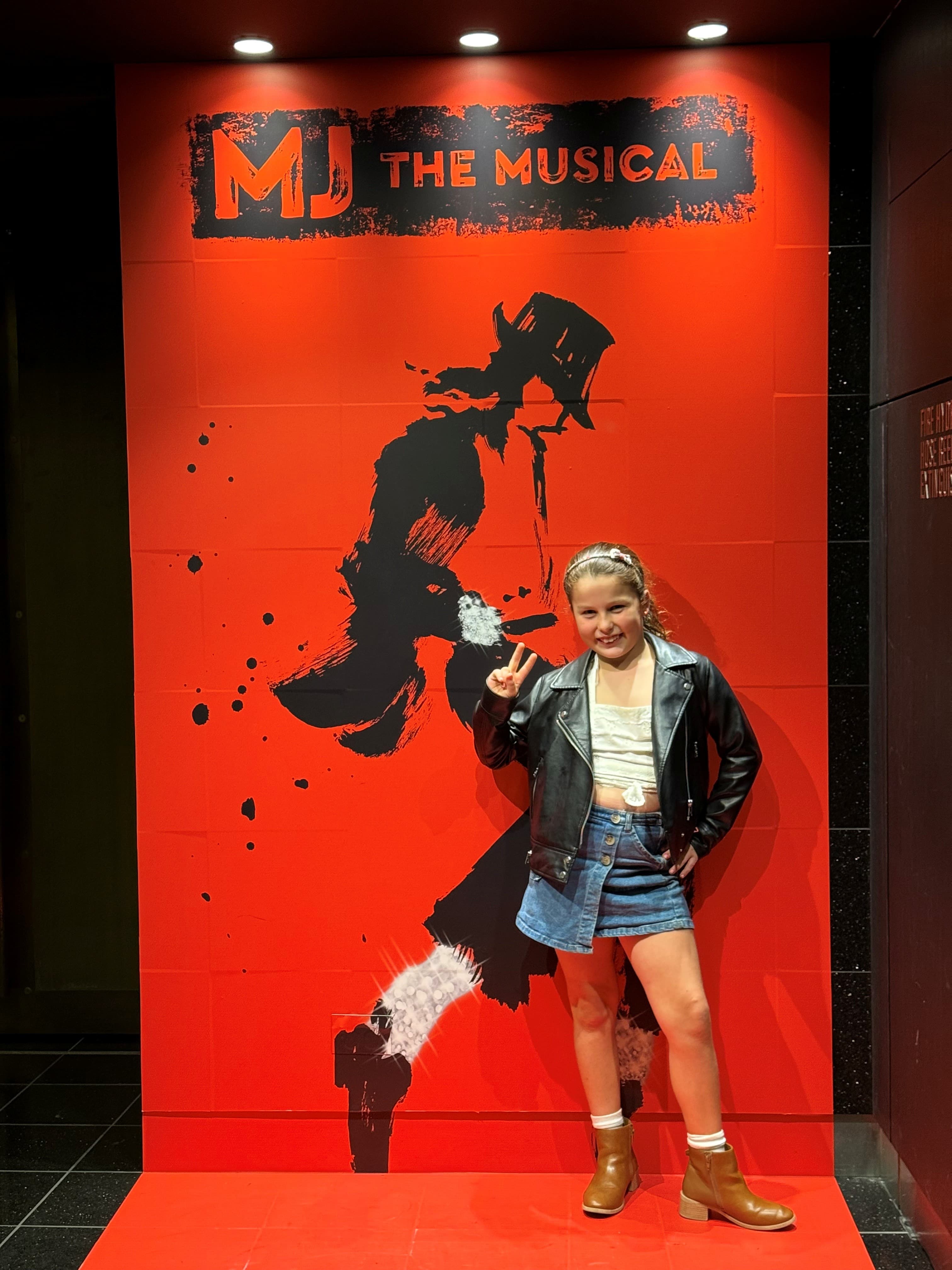 At the Michael Jackson Stage Show Musical