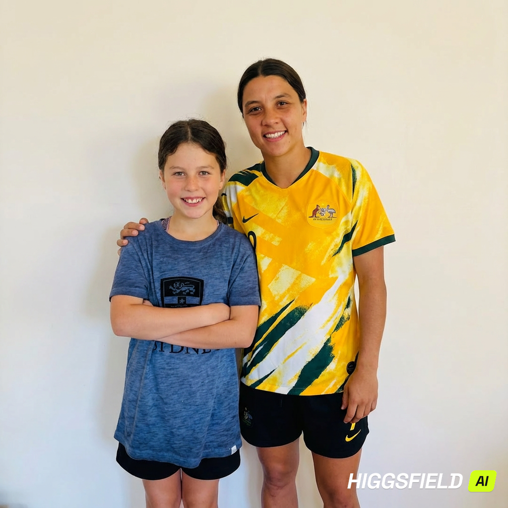 Meeting Sam Kerr from the Australian Women's Soccer Team